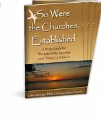 So Were the Churches Established Booklet Cover