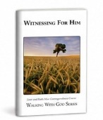 Witnessing for Him Booklet Cover